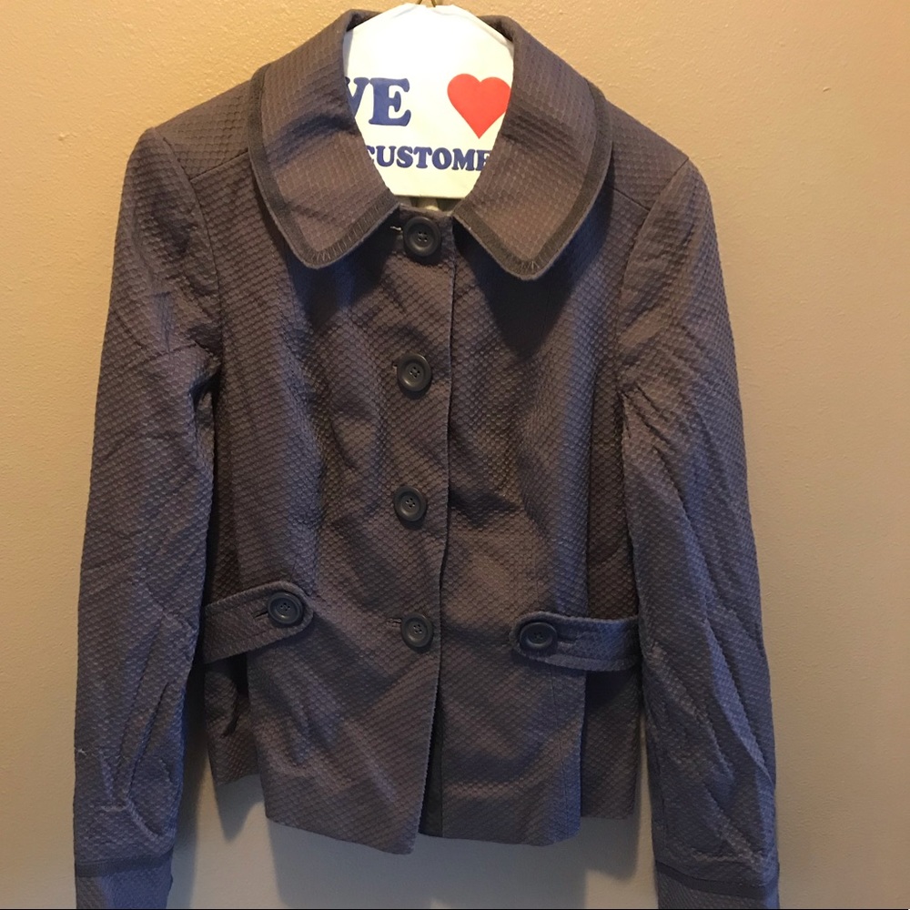 Boden plum colored blazer. GUC. Size 6